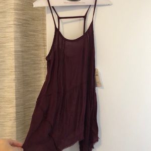 NWT burgundy Tank top